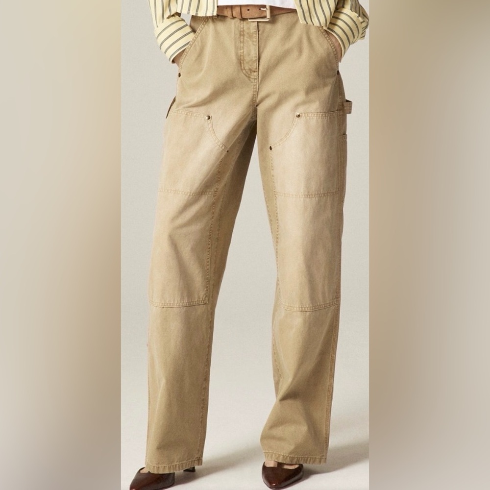 Painter pant in cotton canvas
Beige Buckthorn